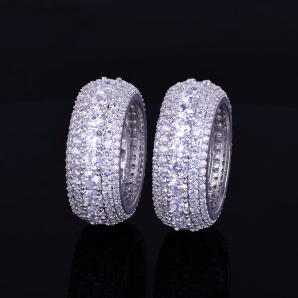 Tennis and Stones Iced Out Diamond Ring