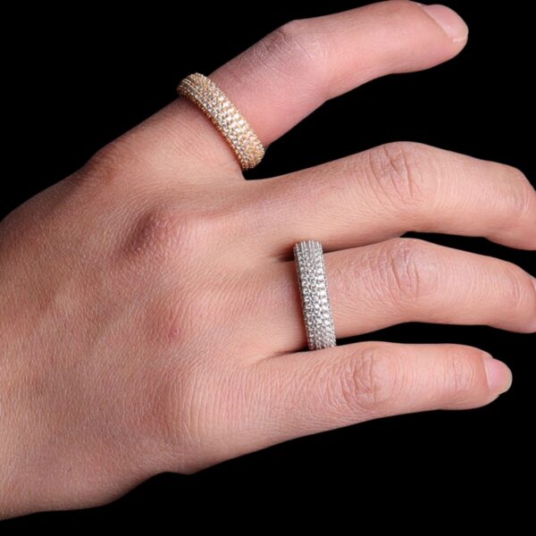 Stones of Round Iced Out Diamond Ring