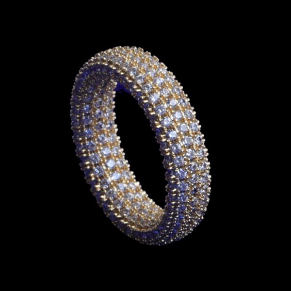 Stones of Round Iced Out Diamond Ring