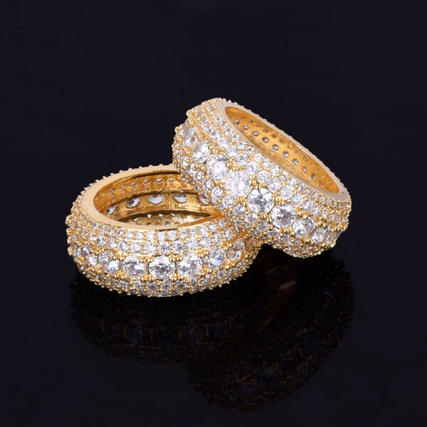 Tennis and Stones Iced Out Diamond Ring