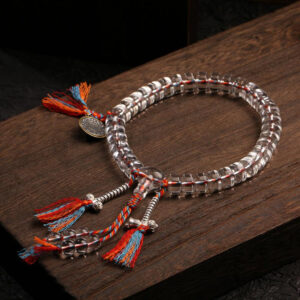 Guardian Light Pure White Crystal & Silver Bracelet – Protection. Purification. Balance