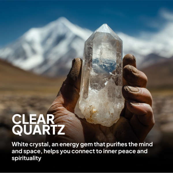 Celestial Serenity Energy Silver Crystal Rings